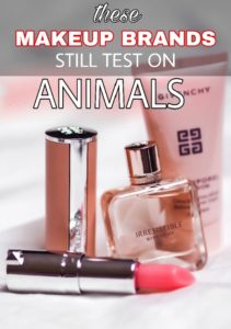 makeup brands test animals