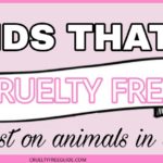 cruelty free makeup brands