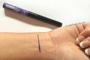NYX Strictly Vinyl Eyeliner Swatch & EOTD